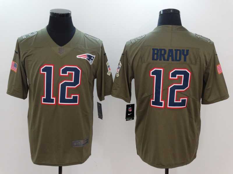Nike Patriots 12 Tom Brady Olive Salute To Service Limited Jersey,We sell and wholesale Nike Patriots 12 Tom Brady Olive Salute To Service Limited Jersey on line form chian!
